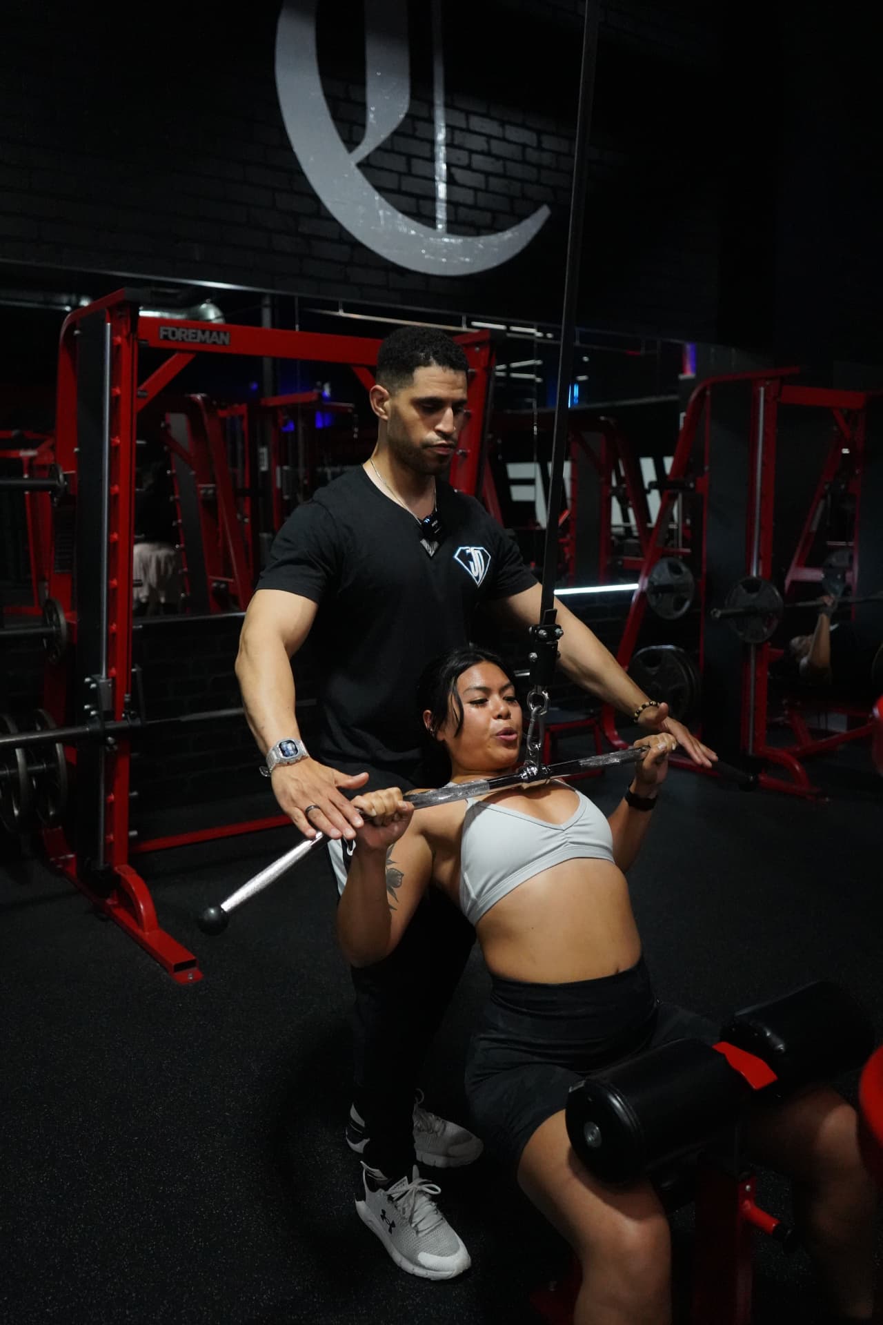 Coaching cable exercise