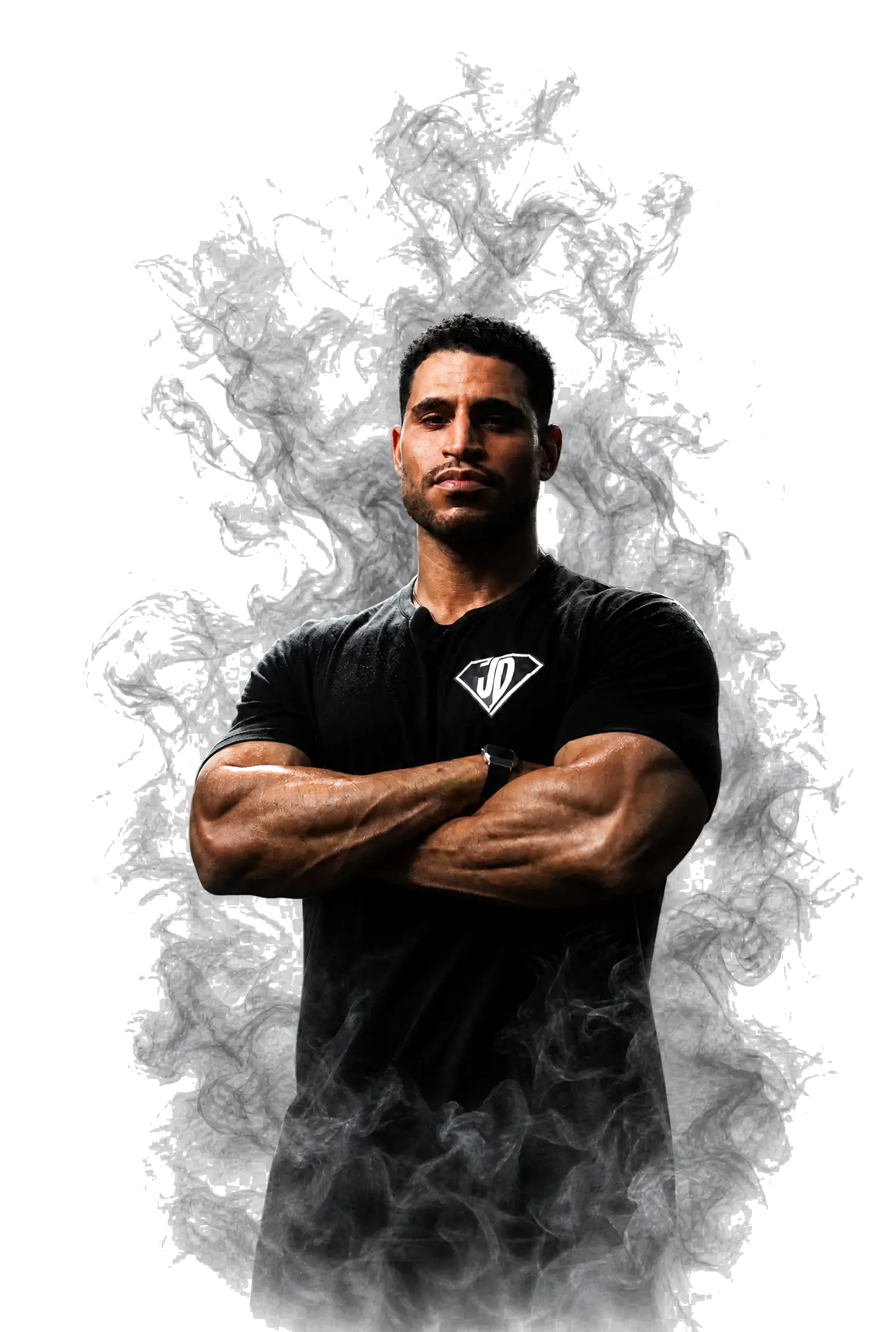 Jemil Davis with smoke effect